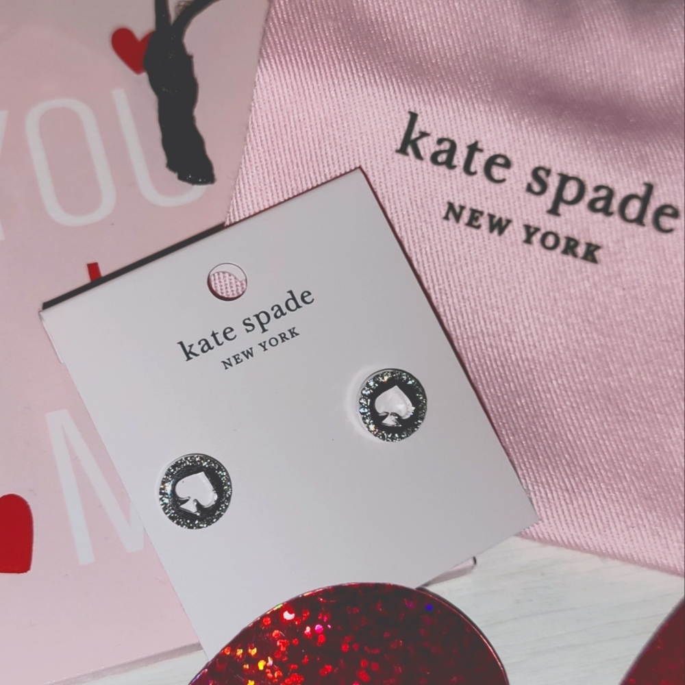 Kate Spade halo Spade earrings